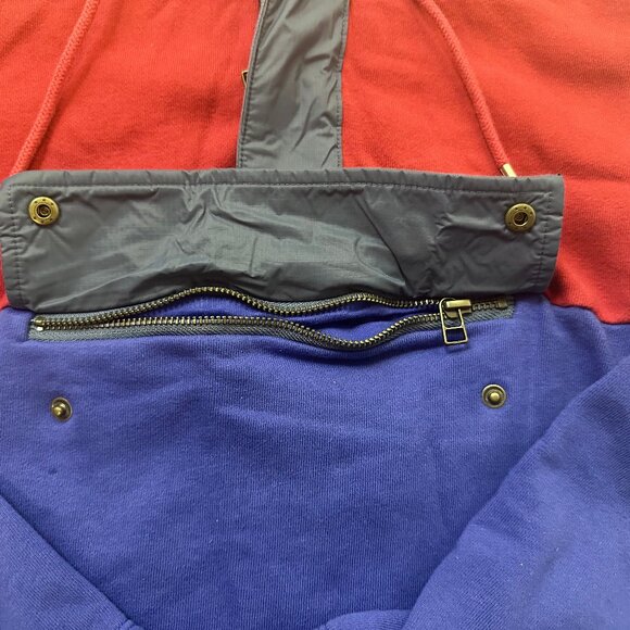 L.L. Bean Color Block Zip-Up Sweatshirt - Large - Picture 4 of 4